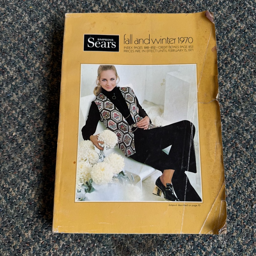 Vintage 1970 Sears Fall and Winter Catalog